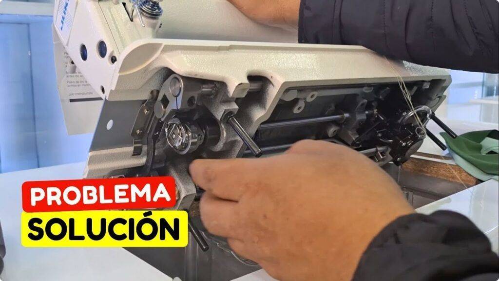 Maquina de coser recta trabada